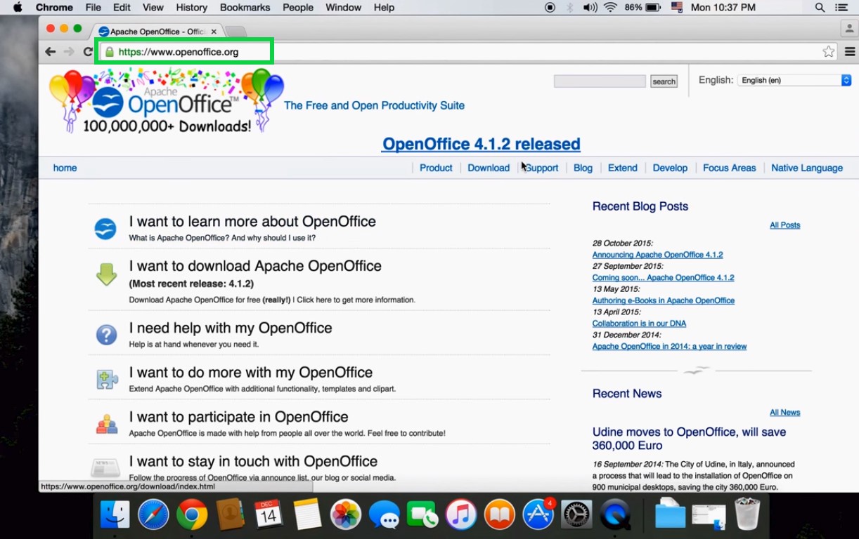 review for open office on mac